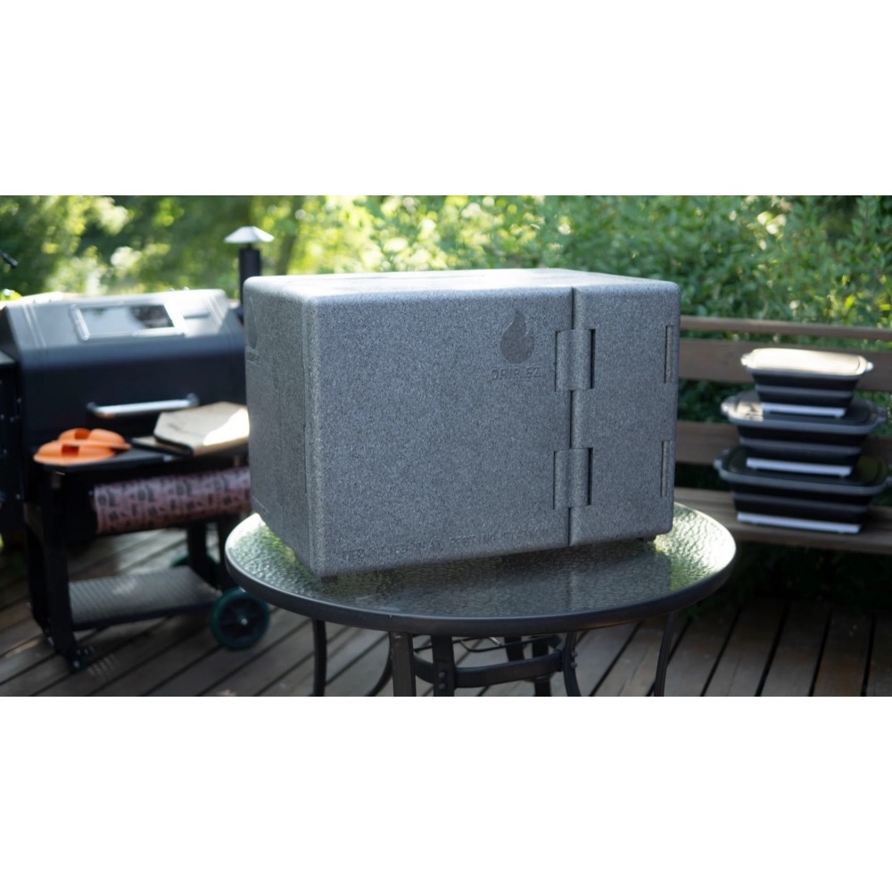 Drip EZ Rest EZ Que Crib Meat Resting Station   Fits Two Fully Opened XL BBQ Prep Tubs