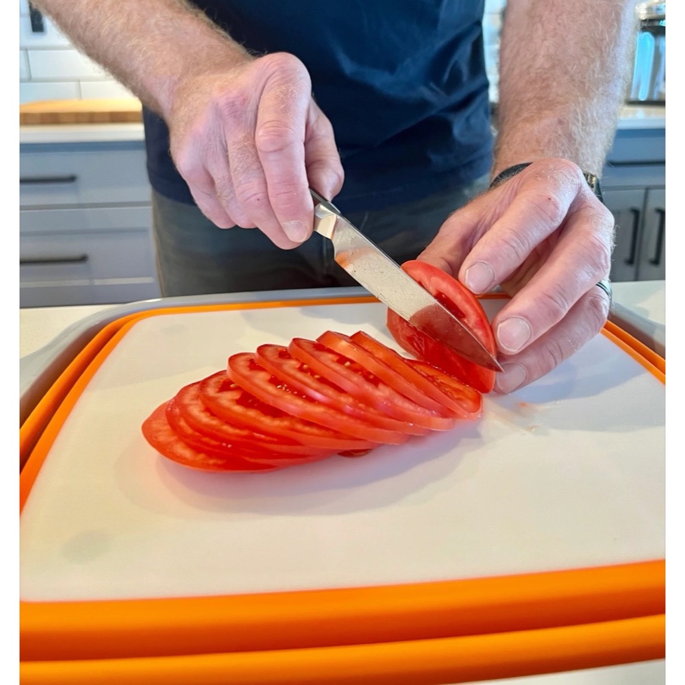 Drip EZ Premium Damascus Steel 5 Inch Utility Trimming Knife with Rosewood Handle