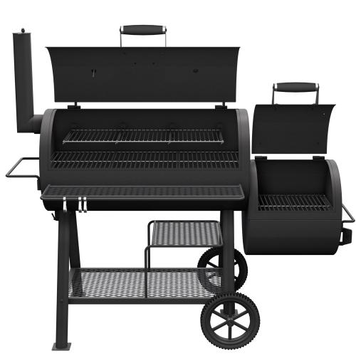Oklahoma Joes Highland DLX Offset Charcoal Smoker  and  Grill