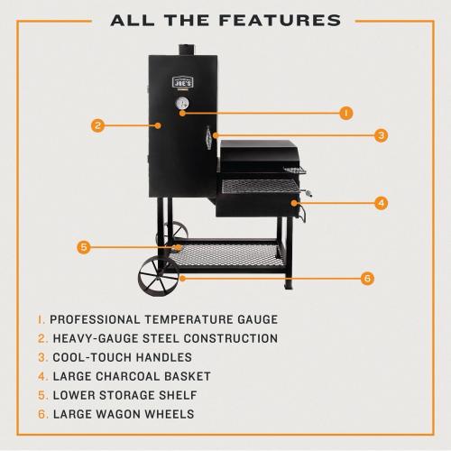 Oklahoma Joes Bandera Vertical Offset Charcoal Smoker