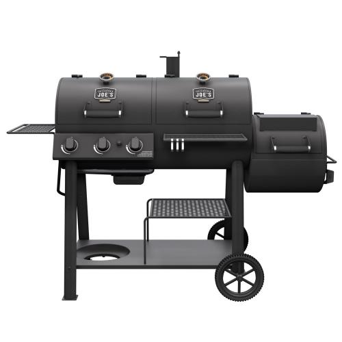 Oklahoma Joes Canyon Combo Charcoal and Propane Gas Smoker  and  Grill