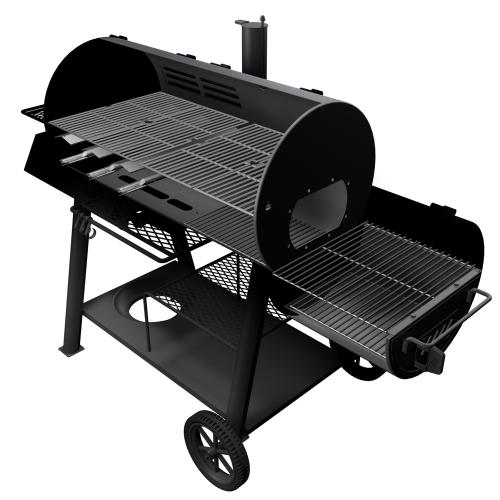 Oklahoma Joes Canyon Combo Charcoal and Propane Gas Smoker  and  Grill