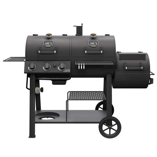 Oklahoma Joes Canyon Combo DLX Charcoal and Propane Gas Smoker  and  Grill