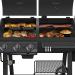 Oklahoma Joes Canyon Combo DLX Charcoal and Propane Gas Smoker  and  Grill