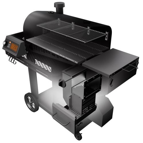 Oklahoma Joes Tahoma 900 Wi Fi Controlled Auto Feed Charcoal Smoker  and  Grill