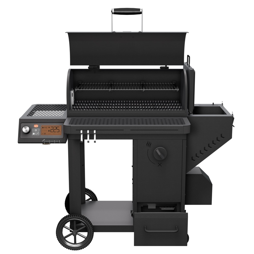 Oklahoma Joes Tahoma 900 Wi Fi Controlled Auto Feed Charcoal Smoker  and  Grill