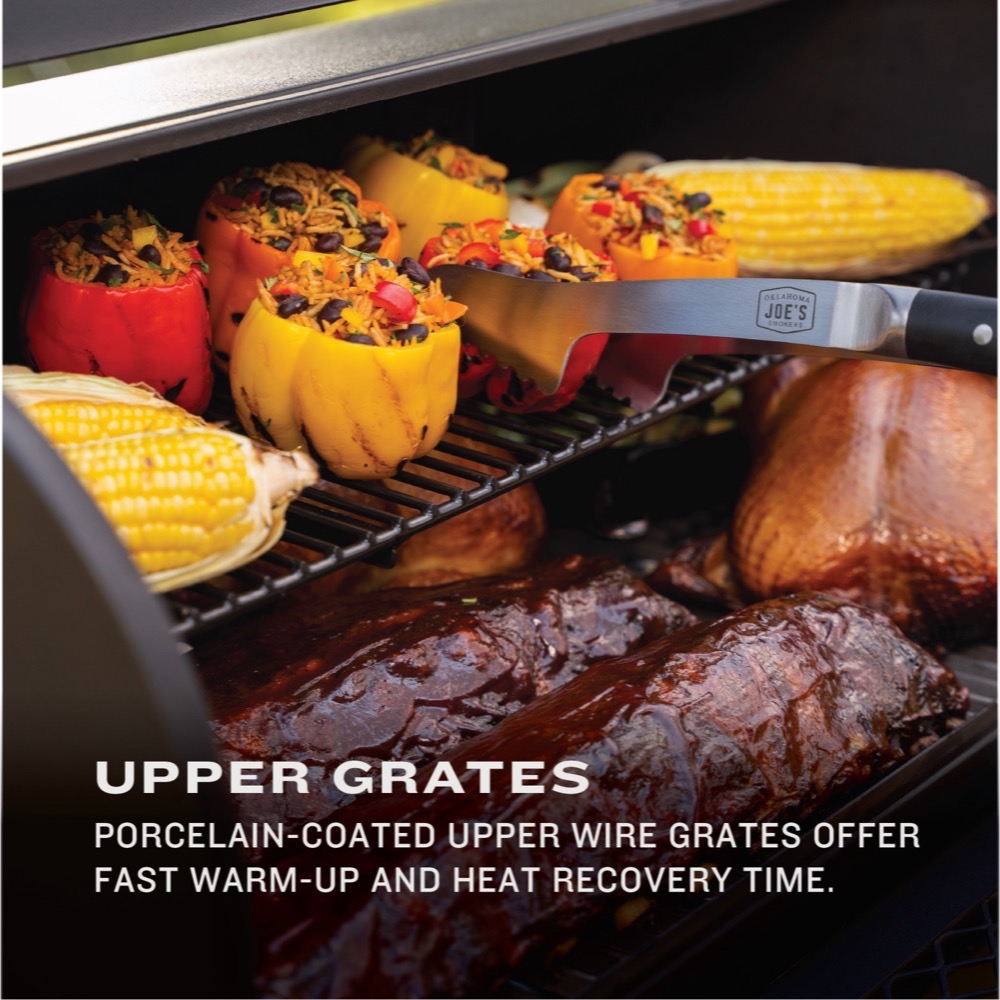 Oklahoma Joes Tahoma 900 Wi Fi Controlled Auto Feed Charcoal Smoker  and  Grill