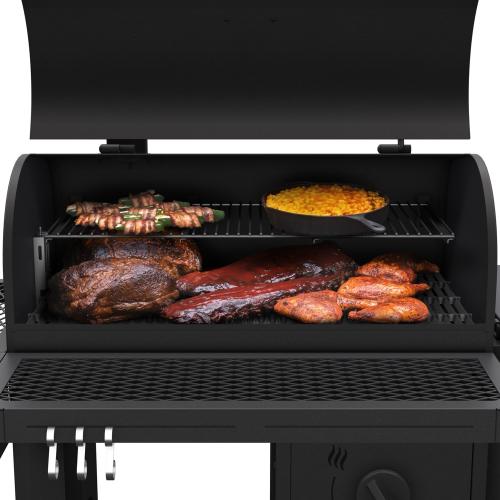 Oklahoma Joes Tahoma 900 Wi Fi Controlled Auto Feed Charcoal Smoker  and  Grill