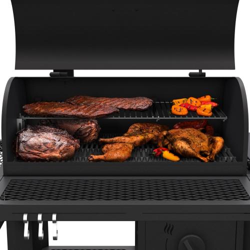 Oklahoma Joes Tahoma 900 DLX Wi Fi Controlled Auto Feed Charcoal Smoker  and  Grill