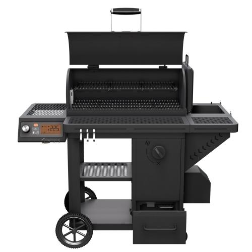 Oklahoma Joes Tahoma 900 DLX Wi Fi Controlled Auto Feed Charcoal Smoker  and  Grill