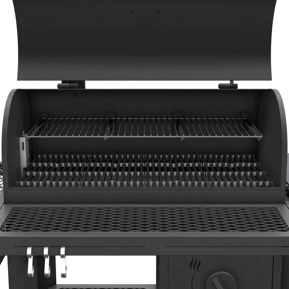 Oklahoma Joes Tahoma 900 DLX Wi Fi Controlled Auto Feed Charcoal Smoker  and  Grill