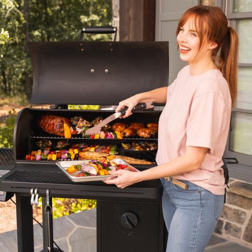 Oklahoma Joes Tahoma 900 Wi Fi Controlled Auto Feed Charcoal Smoker  and  Grill   2025 Model