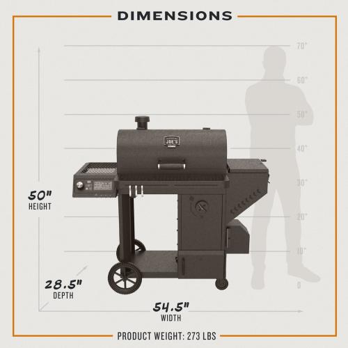 Oklahoma Joes Tahoma 900 Wi Fi Controlled Auto Feed Charcoal Smoker  and  Grill   2025 Model