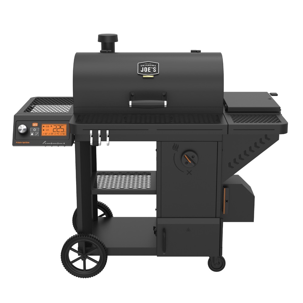 Oklahoma Joes Tahoma 900 DLX Wi Fi Controlled Auto Feed Charcoal Smoker  and  Grill   2025 Model