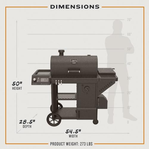 Oklahoma Joes Tahoma 900 DLX Wi Fi Controlled Auto Feed Charcoal Smoker  and  Grill   2025 Model