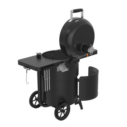 Oklahoma Joes Bronco Drum Charcoal Smoker  and  Grill