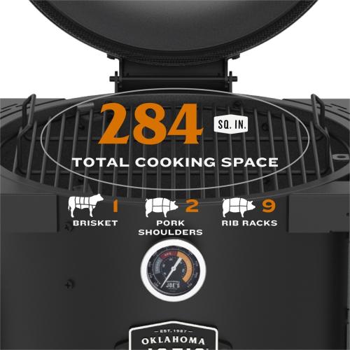 Oklahoma Joes Bronco Drum Charcoal Smoker  and  Grill