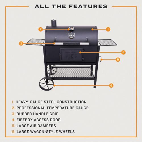 Oklahoma Joes 30 Inch Judge Charcoal Grill