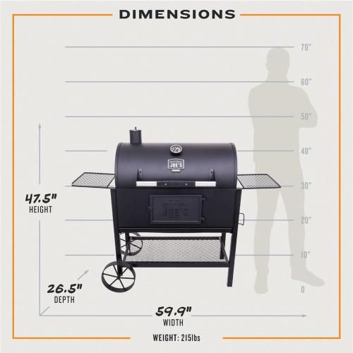 Oklahoma Joes 30 Inch Judge Charcoal Grill