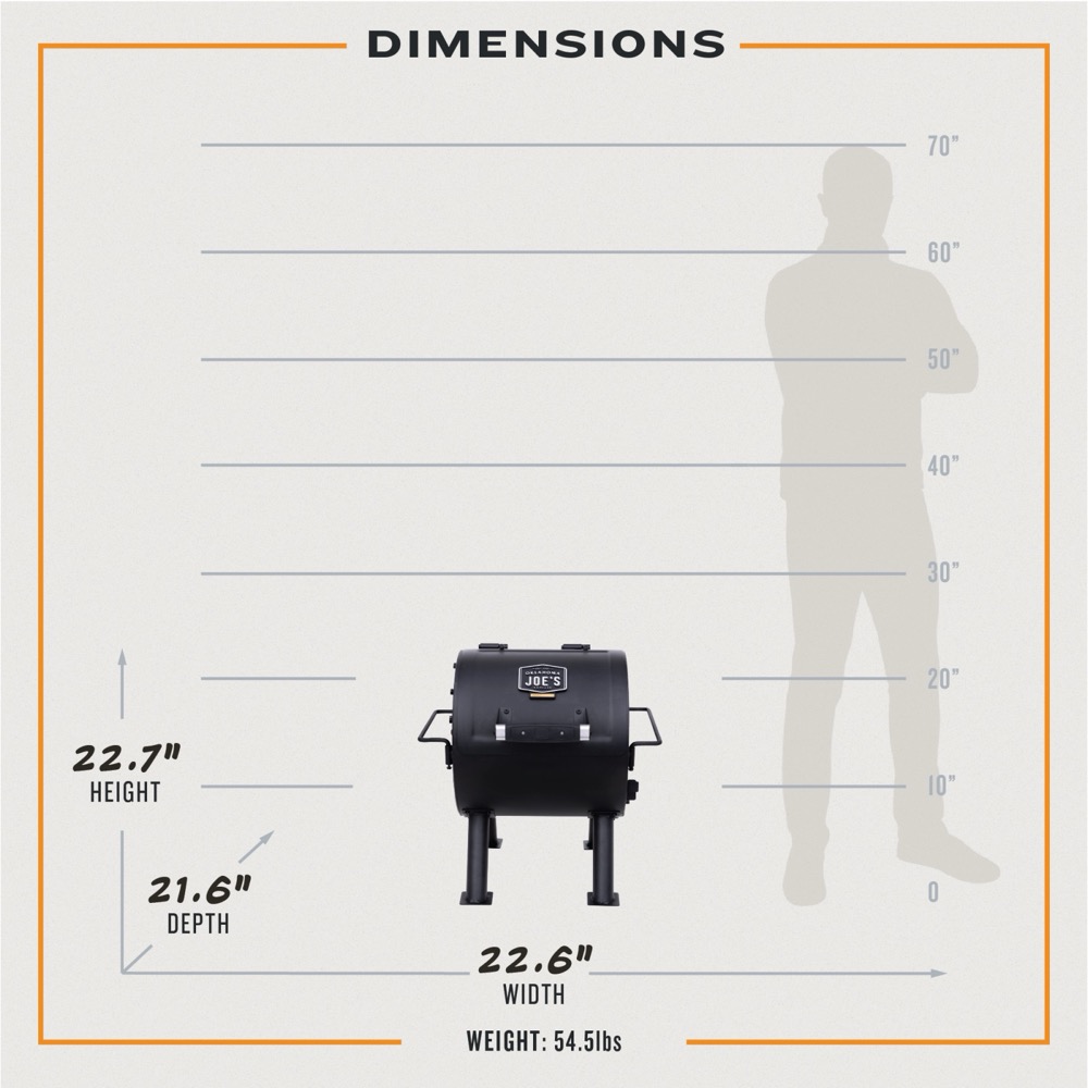 Oklahoma Joes 16 Inch Hitch Portable Charcoal Grill