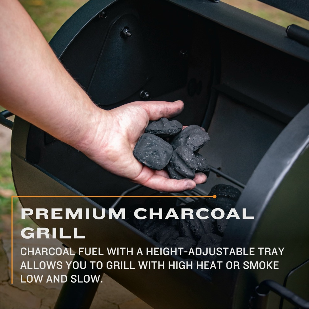 Oklahoma Joes 16 Inch Hitch Portable Charcoal Grill