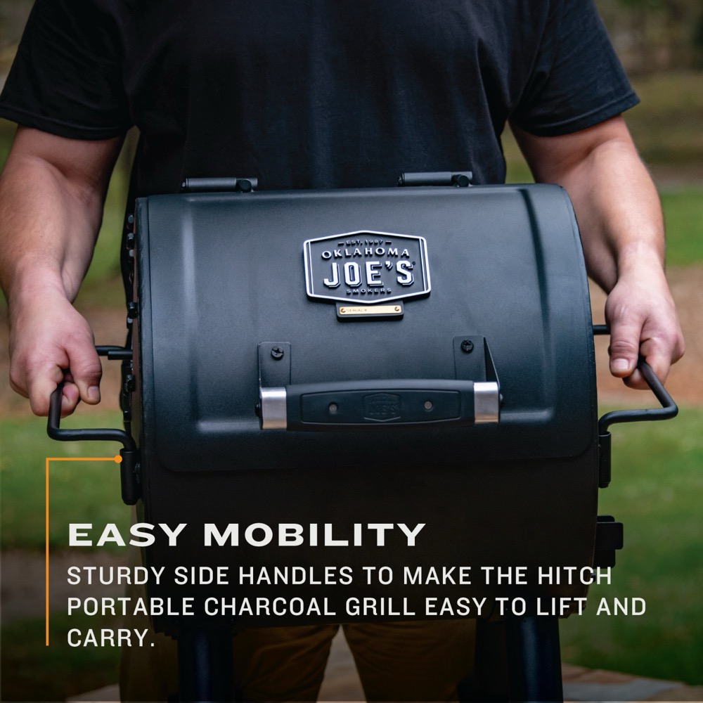 Oklahoma Joes 16 Inch Hitch Portable Charcoal Grill
