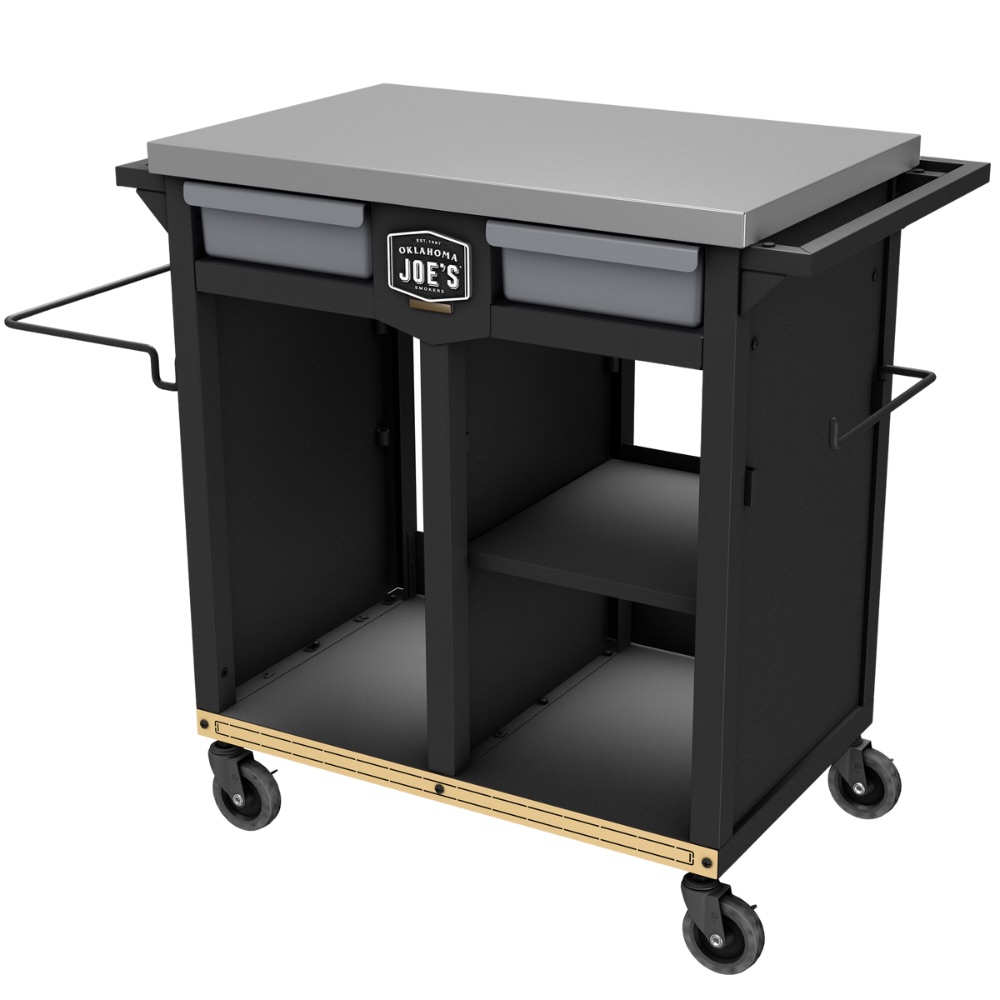 Oklahoma Joes Workstation Prep  and  Storage Cart