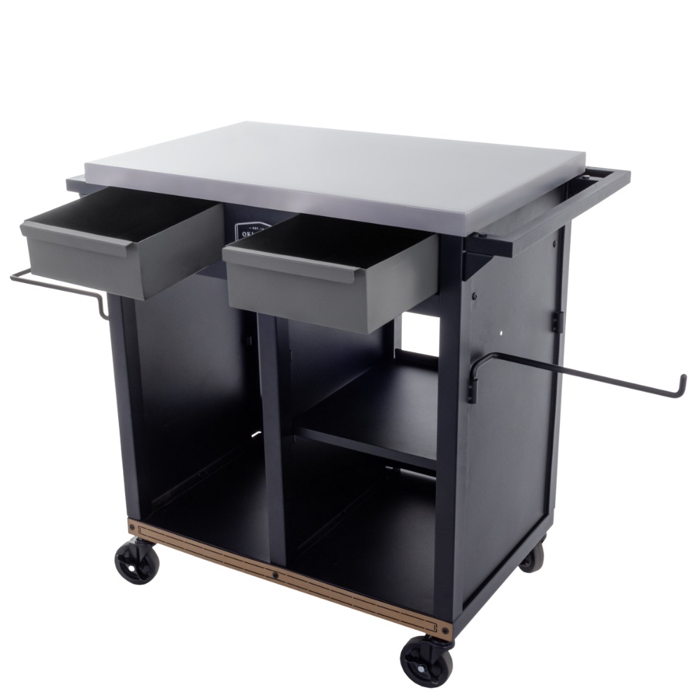Oklahoma Joes Workstation Prep  and  Storage Cart