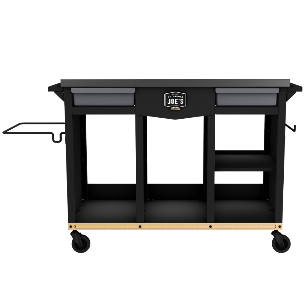 Oklahoma Joes Workstation DLX Prep  and  Storage Cart