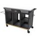Oklahoma Joes Workstation DLX Prep  and  Storage Cart