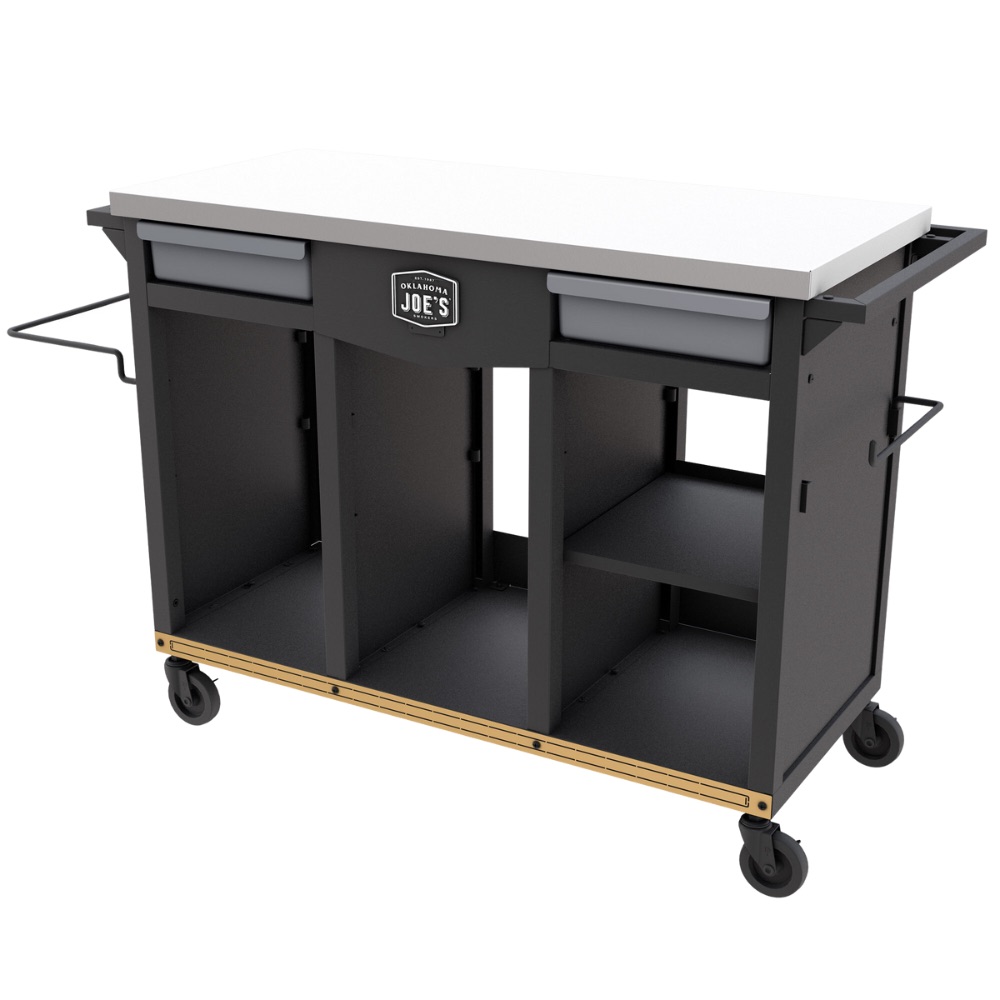 Oklahoma Joes Workstation DLX Prep  and  Storage Cart