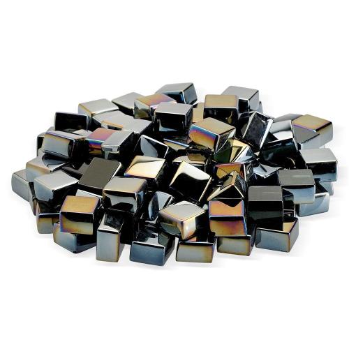 American Fire Glass Half Inch Black Luster Fire Glass 2