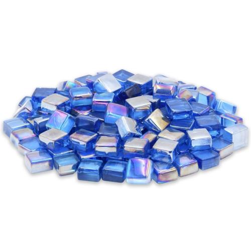 American Fire Glass Half Inch Cobalt Luster Fire Glass 2