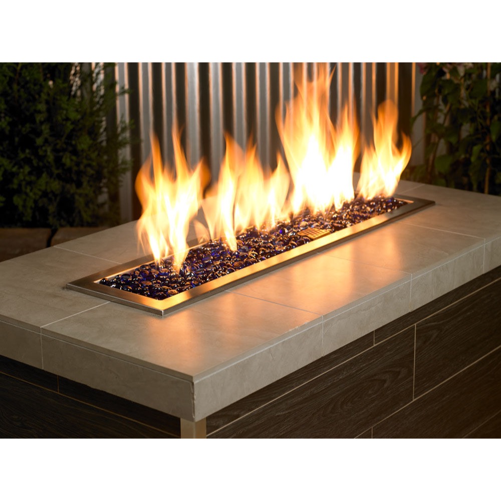 American Fire Glass Half Inch Royal Blue Luster Fire Beads Glass   10 Pounds