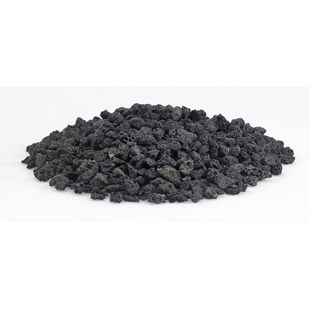 2 Inch Small Black Lava Rock   20 Pounds