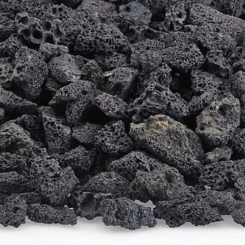 2 Inch Small Black Lava Rock   20 Pounds