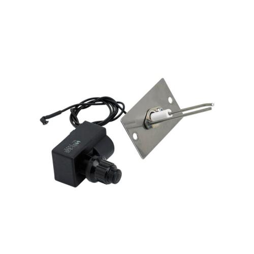 American Fire Glass 30 Inch Round Natural Gas Flat Pan with Spark Ignition Kit 24 Inch Ring