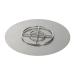 American Fire Glass 30 Inch Round Propane Gas Flat Pan with Match Light Kit 18 Inch Ring