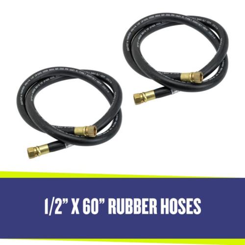 American Fire Glass Natural Gas Fire Pit Installation Kit with Spark Ignition  and  Chrome Key Valve