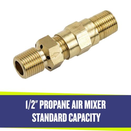 American Fire Glass Propane Gas Fire Pit Installation Kit with Spark Ignition  and  Chrome Key Valve