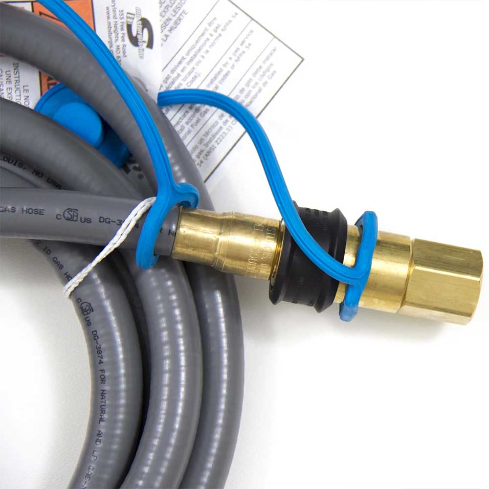 Blaze Grills 10 Foot Natural Gas/Bulk Propane Hose With Quick