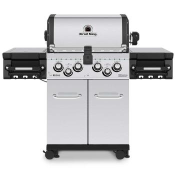 Broil King Regal S490 Pro 4 Burner Freestanding Propane Gas Grill with Rear Burner and Side Burner 2021 Model350