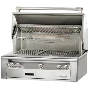 Alfresco Grills ALXE 36 Inch 3 Burner Built In Natural Gas Grill with Sear Zone and Rear Infrared Burner Stainless Steel ALXE 36SZ NG350