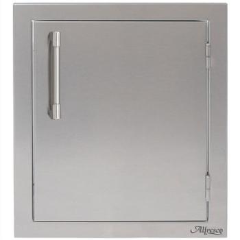 Alfresco Grills 17 Inch Stainless Steel Right Hinged Vertical Single Access Door Stainless Steel AXE 17R 01350