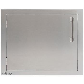 Alfresco Grills 23 Inch Stainless Steel Left Hinged Vertical Single Access Door Stainless Steel AXE 23L 01350