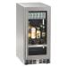 Marvel 15 Inch Essential Collection Stainless Steel Reversible Hinge Glass Door Outdoor Beverage Center with Lock75