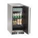 Marvel 15 Inch Essential Collection 3 0 Cu Ft Stainless Steel Solid Door Outdoor Refrigerator with Lock Reversible Hinge Open75