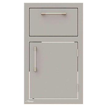 Alfresco Grills 17 Inch Stainless Steel Right Hinged Single Door and Paper Towel Holder Combo Stainless Steel AXE DTH R350