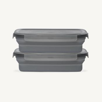 Drip EZ Secondz Food Storage Prep Tub 2 Pack Charcoal350