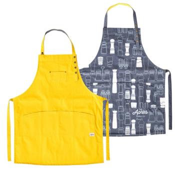 The Apres Supply Co The Spice Reversible BBQ Apron Recycled Cotton with Brass Snaps350